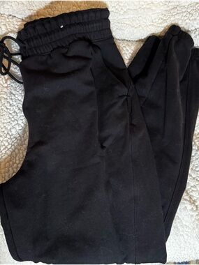 Women's Black Drawstring Jogger Pants